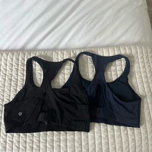 Lot of 2 Lululemon Invigorate High Impact Sports Bras size 10